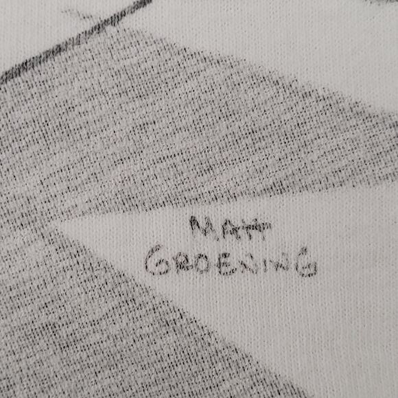 Simpsons AOP Shirt Womens Large 20x26 Matt-Groening Homer Bart - Picture 7 of 13